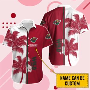 Minnesota Wild Custom Hawaii Shirt, NHL Hawaiian Shirt