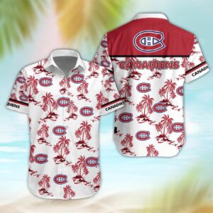 Montreal Canadiens Aloha Shirt, NHL Hawaiian Shirt