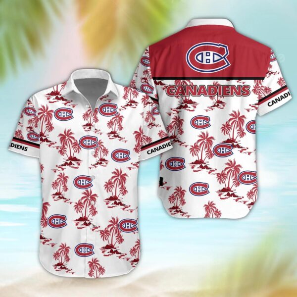 Montreal Canadiens Aloha Shirt, NHL Hawaiian Shirt