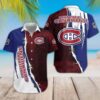 Montreal Canadiens Dark Red And Blue Hawaiian Shirt, NHL Hawaiian Shirt