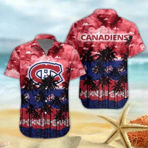Montreal Canadiens Hawaiian Shirt 1, NHL Hawaiian Shirt