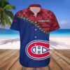 Montreal Canadiens Hawaiian Shirt Grunge Polynesian Tattoo – NHL, NHL Hawaiian Shirt