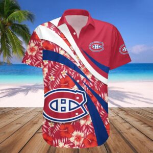 Montreal Canadiens Hawaiian Shirt Hibiscus Sport Style – NHL, NHL Hawaiian Shirt