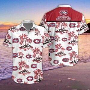 Montreal Canadiens Summer Shirt Hawaiian Shirt, NHL Hawaiian Shirt