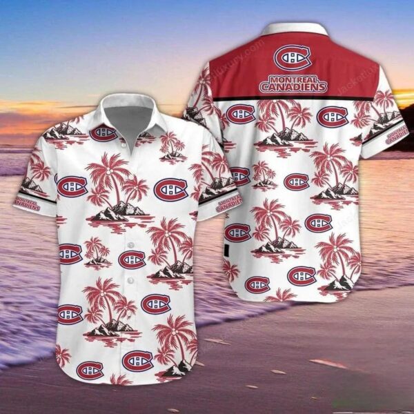 Montreal Canadiens Summer Shirt Hawaiian Shirt, NHL Hawaiian Shirt