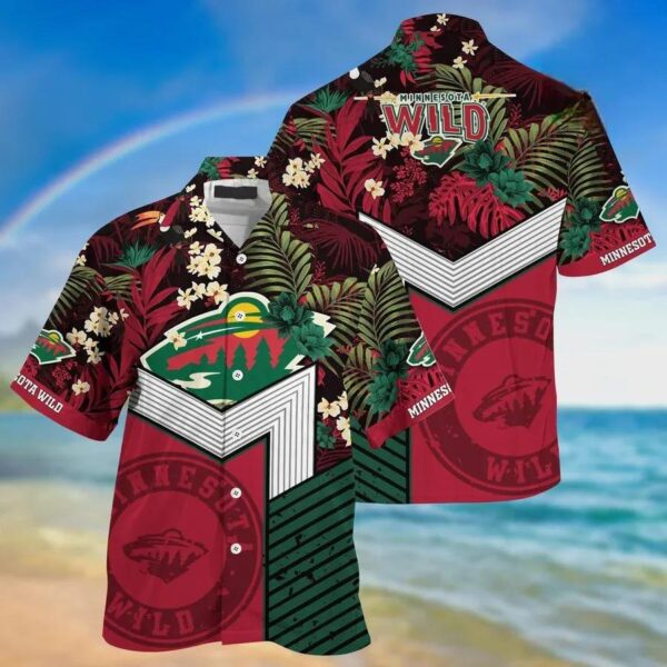 Minnesota Wild Team Hawaiian Shirt 3, NHL Hawaiian Shirt