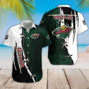 Minnesota Wild Team Hawaiian Shirt 4, NHL Hawaiian Shirt