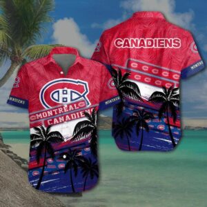 Nhl Montreal Canadiens Hawaiian Shirt, NHL Hawaiian Shirt