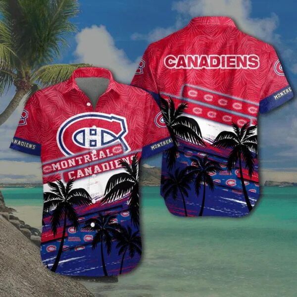 Nhl Montreal Canadiens Hawaiian Shirt, NHL Hawaiian Shirt