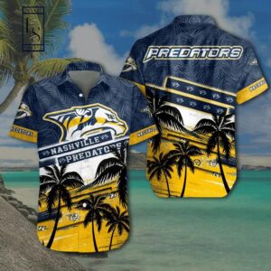 Nhl Nashville Predators Hawaiian Shirt, NHL Hawaiian Shirt