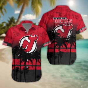 New Jersey Devils Hawaii Shirt, NHL Hawaiian Shirt