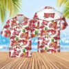 New Jersey Devils Pineapple Tropical Flowers Hawaiian Shirt, NHL Hawaiian Shirt