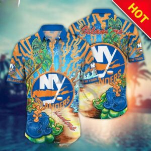 New York Islanders Aloha Island Hawaii Shirt, NHL Hawaiian Shirt