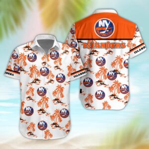 New York Islanders Aloha Shirt, NHL Hawaiian Shirt