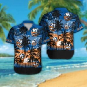 New York Islanders Hawaiian Shirt, NHL Hawaiian Shirt