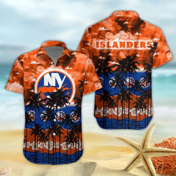 New York Islanders Hawaiian Shirt 2, NHL Hawaiian Shirt