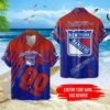 Custom Name Number New York Rangers NHL Hawaiian Shirt, NHL Hawaiian Shirt