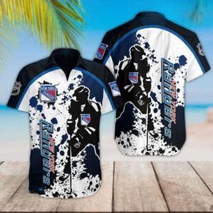New York Rangers Fangifts Limited NHL Hawaiian Shirt, NHL Hawaiian Shirt