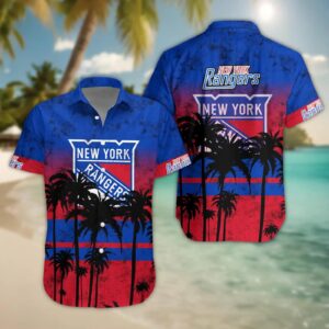 New York Rangers Hawaii Shirt, NHL Hawaiian Shirt