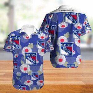 New York Rangers Hawaiian Shirt 3, NHL Hawaiian Shirt