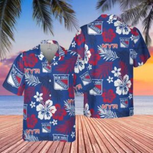 New York Rangers Hawaiian Shirt, NHL Hawaiian Shirt