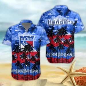 New York Rangers Hawaiian Shirt 1, NHL Hawaiian Shirt