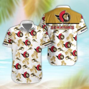 Ottawa Senators Aloha Shirt, NHL Hawaiian Shirt