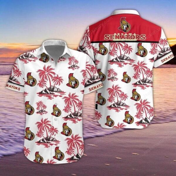 Ottawa Senators Hawaiian Shirt 3, NHL Hawaiian Shirt