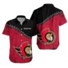 Ottawa Senators Hawaiian Shirt Grunge Polynesian Tattoo – NHL, NHL Hawaiian Shirt