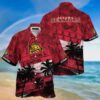 Ottawa Senators Palm Tree Pattern Hawaiian Shirt, NHL Hawaiian Shirt