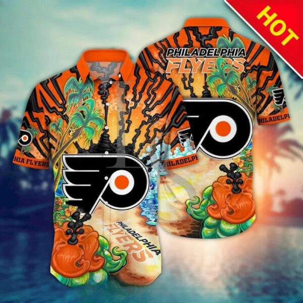 Philadelphia Flyers Aloha Island Hawaii Shirt, NHL Hawaiian Shirt