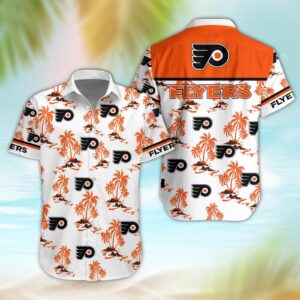 Philadelphia Flyers Aloha Shirt, NHL Hawaiian Shirt