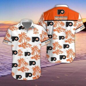 Philadelphia Flyers Hawaiian Shirt 2, NHL Hawaiian Shirt
