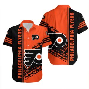 Philadelphia Flyers Hawaiian Shirt Quarter Style – NHL, NHL Hawaiian Shirt