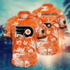 Philadelphia Flyers NHL Hawaiian Shirt Tropical Aloha Shirt, NHL Hawaiian Shirt