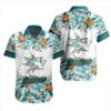 NHL San Jose Sharks Flower Pattern White 3D Hawaiian Shirt, NHL Hawaiian Shirt