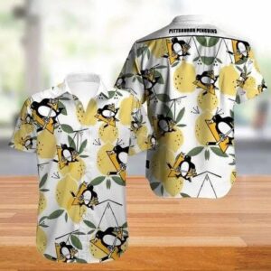 Pittsburgh Penguins Hawaiian Shirt, NHL Hawaiian Shirt