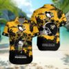 Pittsburgh Penguins Personalized Hawaiian Shirt – Custom Name, NHL Hawaiian Shirt