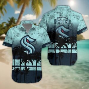 Seattle Kraken Hawaii Shirt, NHL Hawaiian Shirt