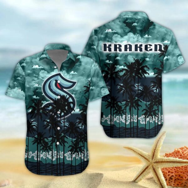 Seattle Kraken Hawaiian Shirt 1, NHL Hawaiian Shirt