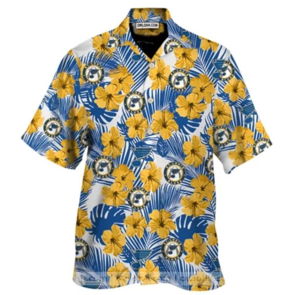 St Louis Blues Hawaiian Shirt, NHL Hawaiian Shirt