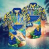 St. Louis Blues Hawaiian Shirt, Sunningtime Aloha Hockey Team Beach Shirt, NHL Hawaiian Shirt