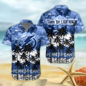 Tampa Bay Lightning Hawaiian Shirt, NHL Hawaiian Shirt