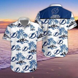 Tampa Bay Lightning Summer Shirt Hawaiian Shirt, NHL Hawaiian Shirt