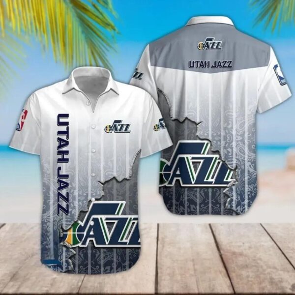 Utah Team Jazzz Hawaiian Shirt, NHL Hawaiian Shirt