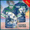 NHL Vancouver Canucks Floral Beach Trip Personalized Hawaiian Shirt, NHL Hawaiian Shirt