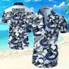 Nhl Vancouver Canucks White And Sapphire Flowers Hawaiian Shirt, NHL Hawaiian Shirt