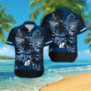 Vancouver Canucks Hawaiian Shirt, NHL Hawaiian Shirt