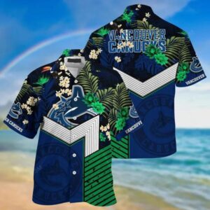 Vancouver Canucks Hawaiian Shirt 2, NHL Hawaiian Shirt