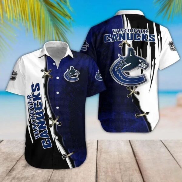 Vancouver Canucks Team Hawaiian Shirt 4, NHL Hawaiian Shirt